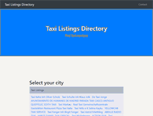 Tablet Screenshot of listoftaxis.info